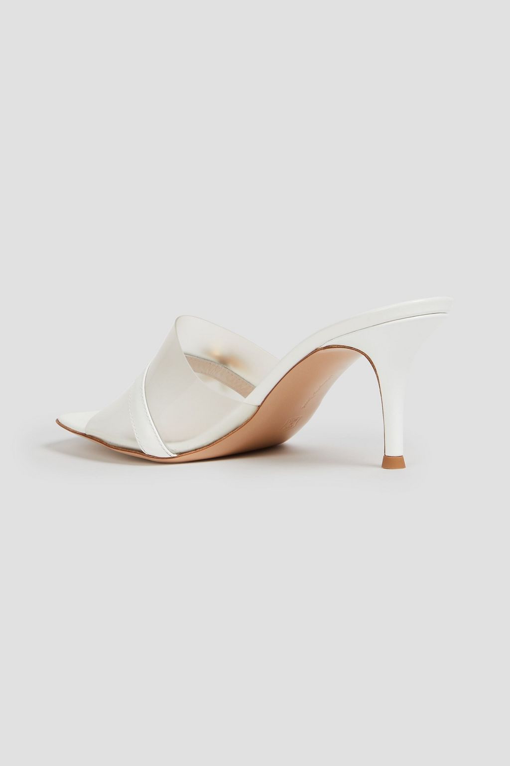 GIANVITO ROSSI Essen パテントレザー&TPU ミュール