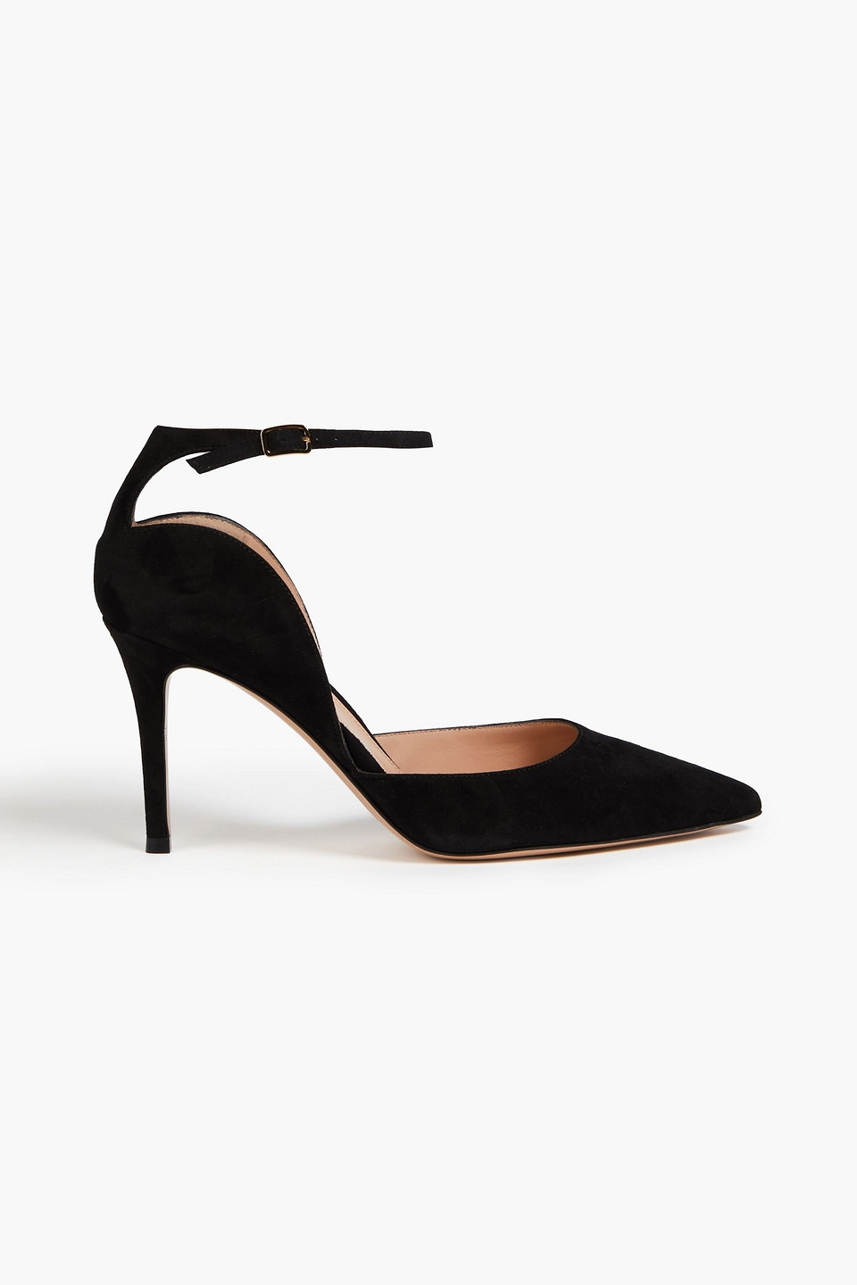 Gianvito Rossi Hayette Suede Pumps In Black