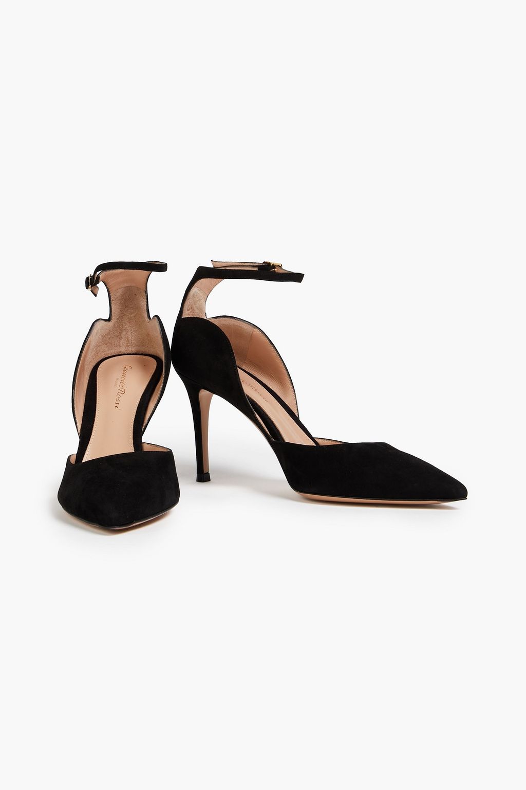 GIANVITO ROSSI Hayette suede pumps