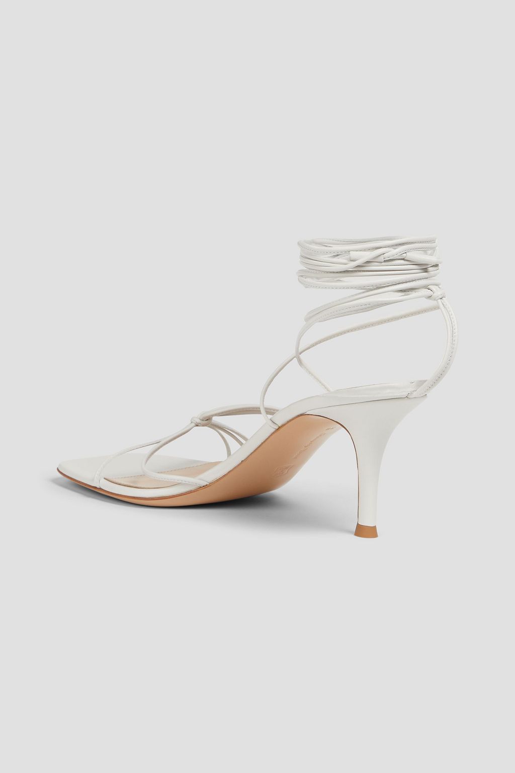 GIANVITO ROSSI صندل Sylvie من الجلد بكعب مقاس 70