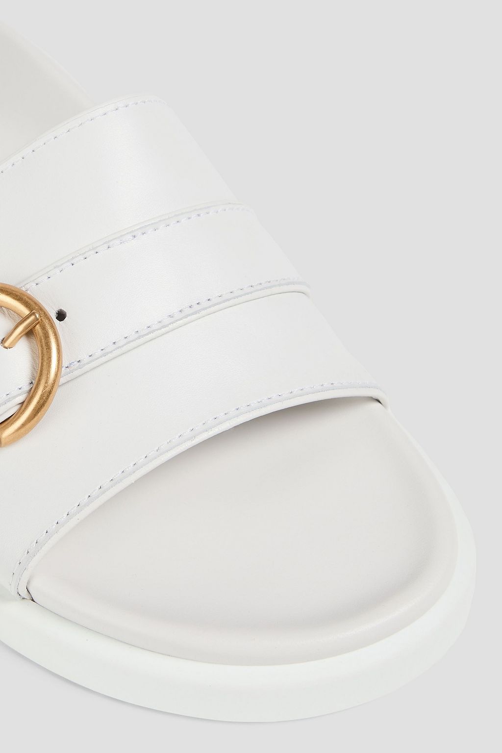 GIANVITO ROSSI Bilbao buckled leather slides