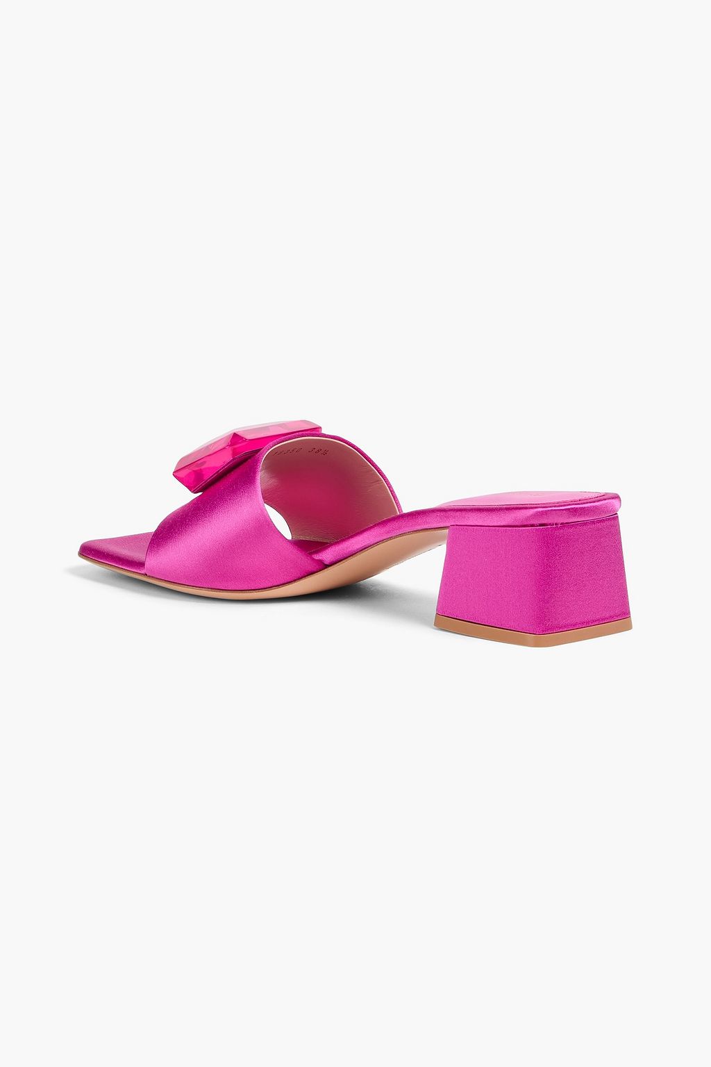 GIANVITO ROSSI حذاء ميول Jaipur 45 من الساتان مزركش