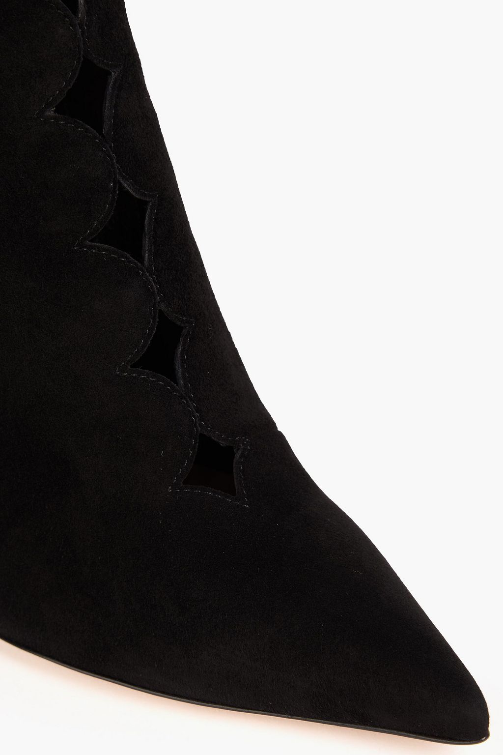 GIANVITO ROSSI Ariana laser-cut suede ankle boots