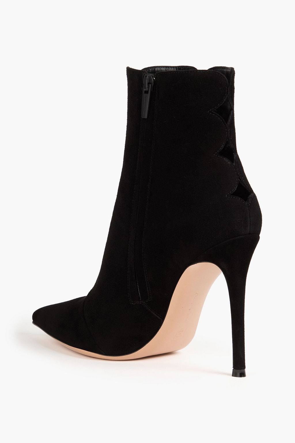 GIANVITO ROSSI Ariana laser-cut suede ankle boots