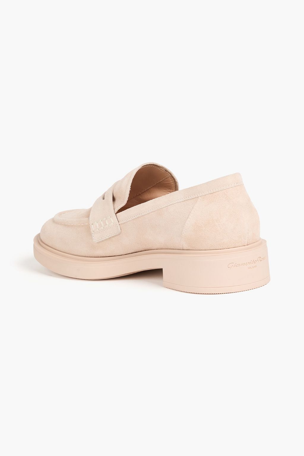 GIANVITO ROSSI 해리스 스웨이드 로퍼