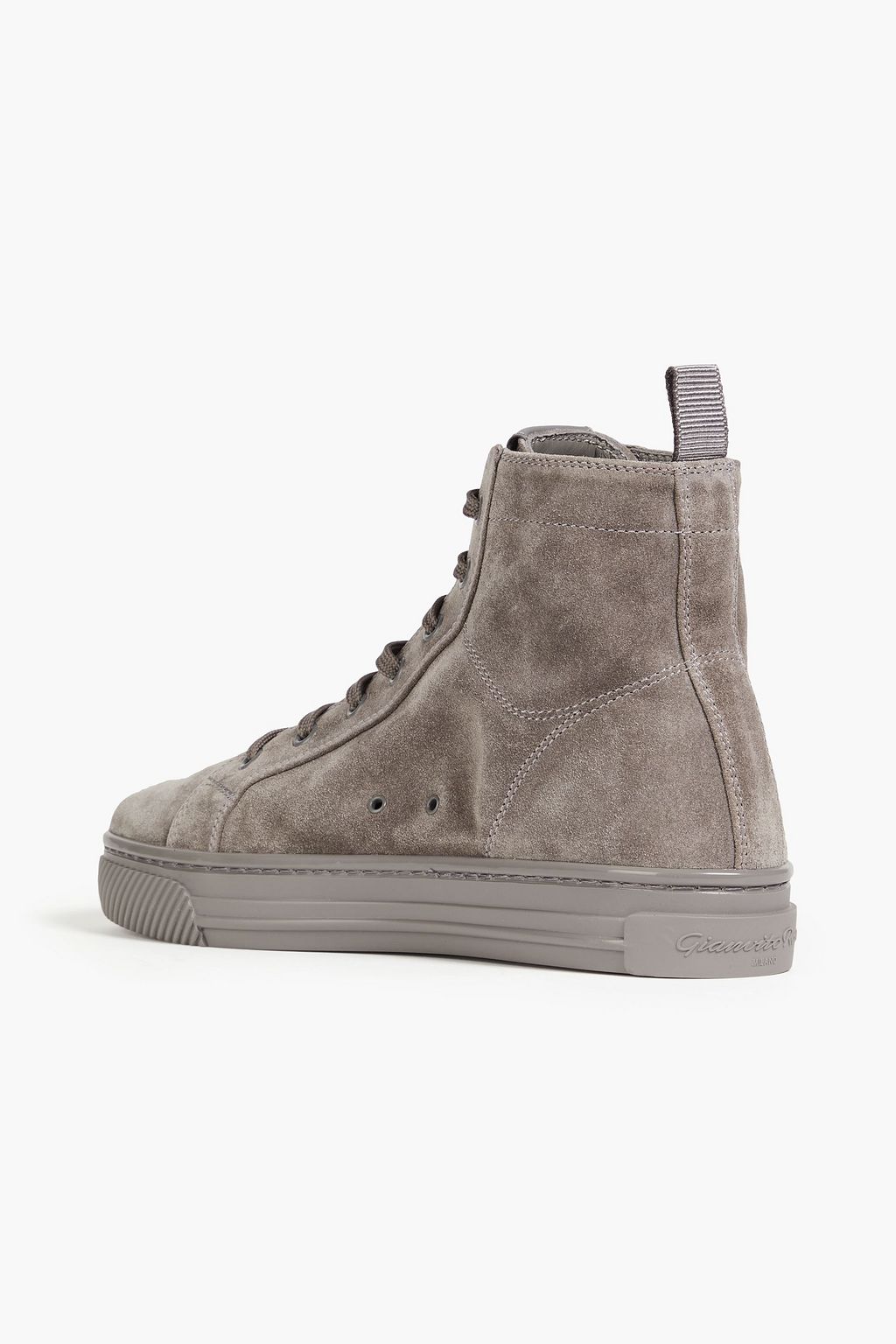 GIANVITO ROSSI 스웨이드 하이탑 스니커즈