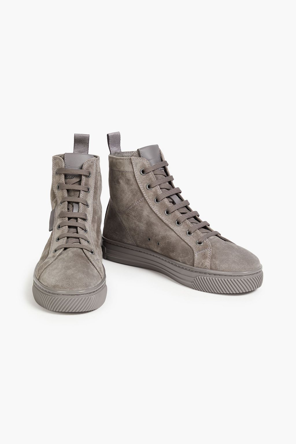 GIANVITO ROSSI 스웨이드 하이탑 스니커즈