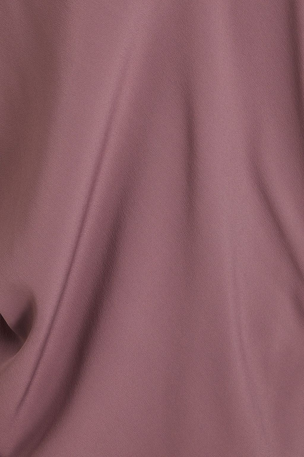 RICK OWENS Draped crepe top