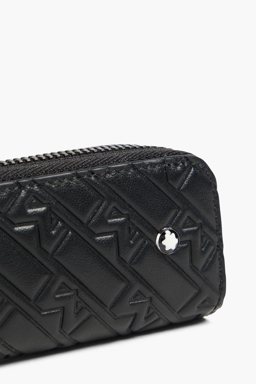MONTBLANC Embossed leather pen pouch