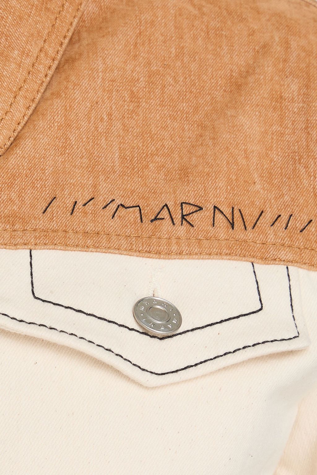 MARNI Two-tone denim jacket