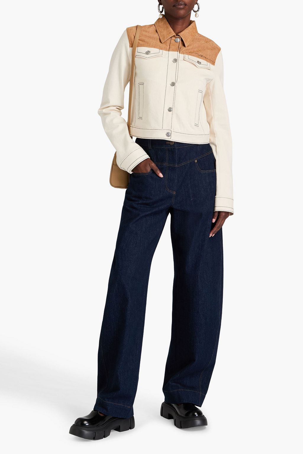 MARNI Two-tone denim jacket