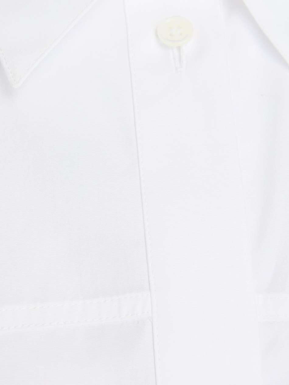 cotton-poplin midi shirt dress