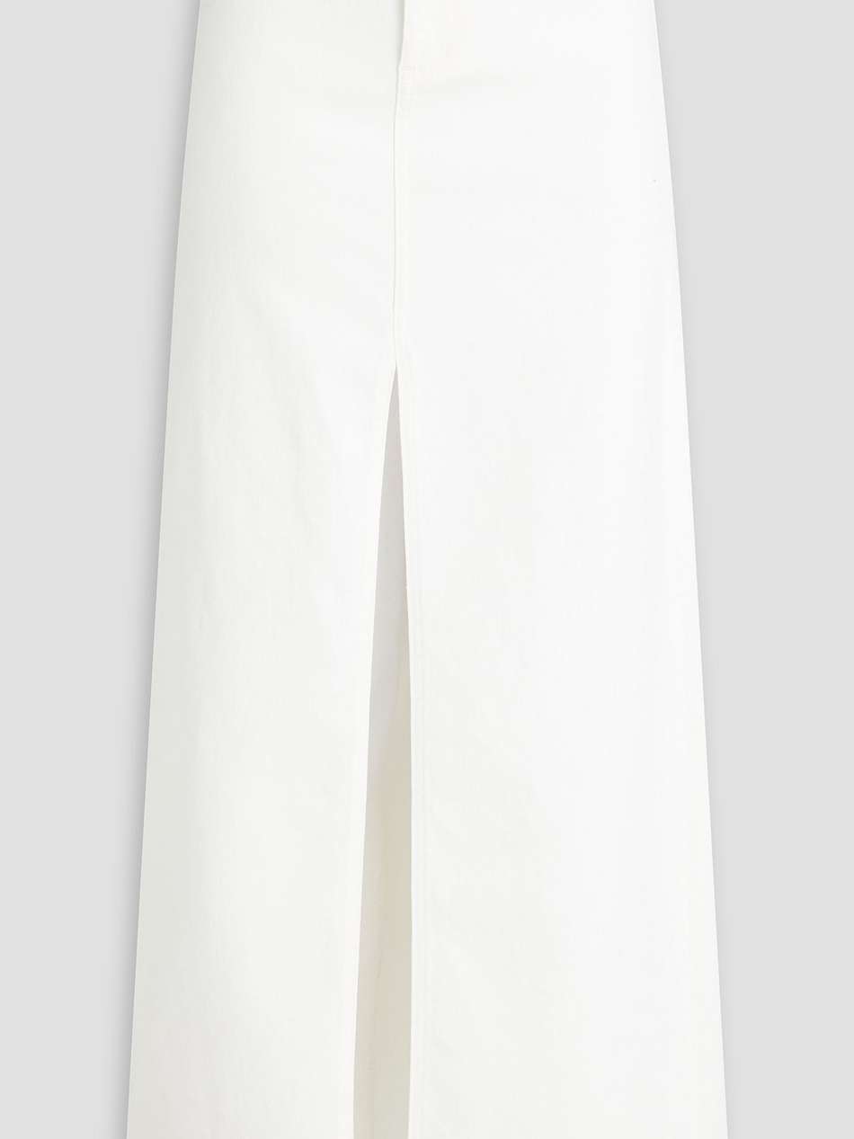 rye denim maxi skirt