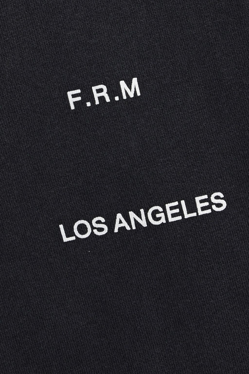 FRAME Printed cotton-jersey T-shirt