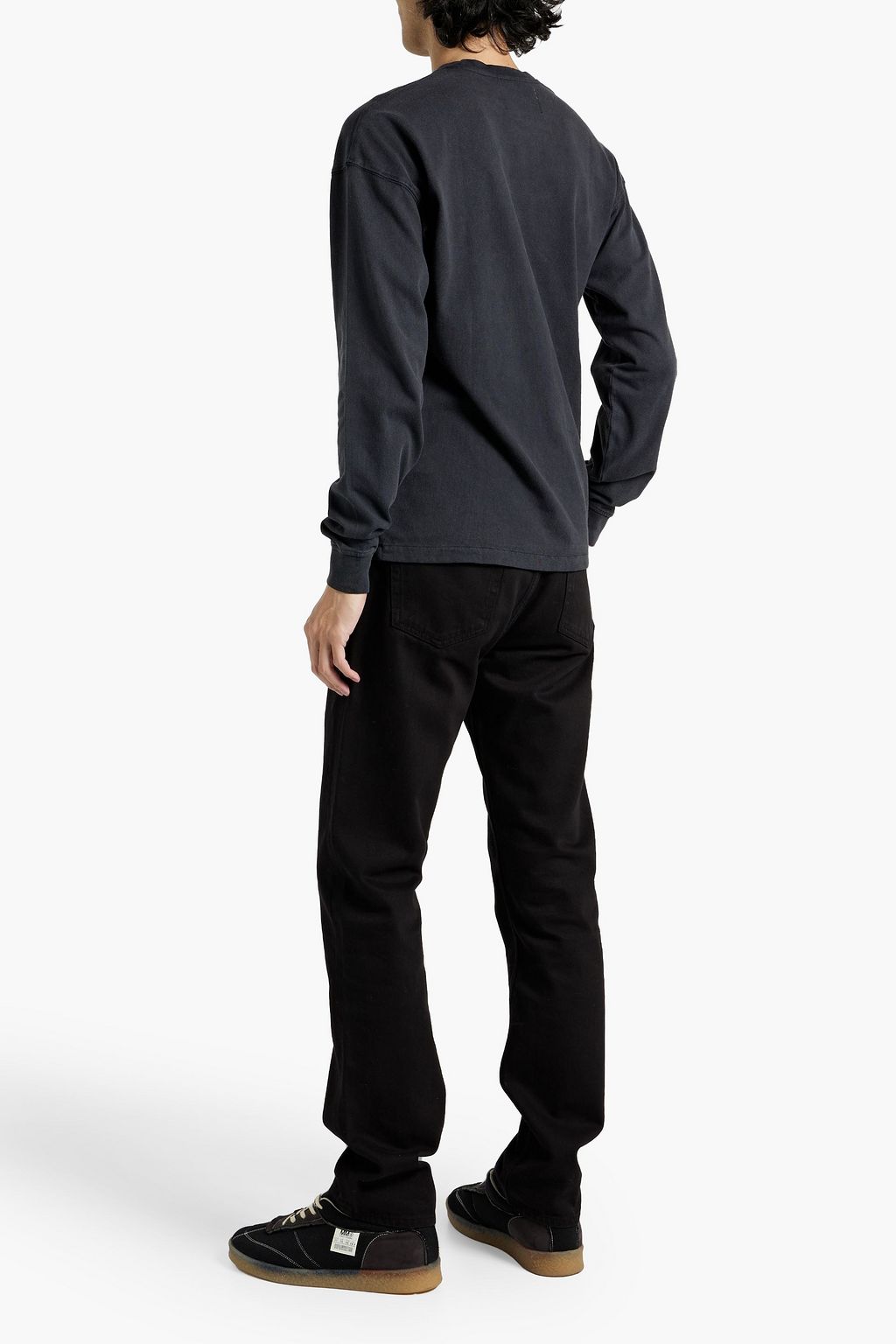 FRAME Printed cotton-jersey T-shirt