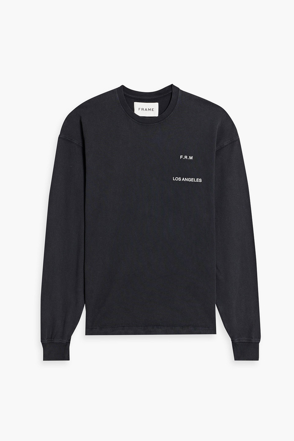 Printed cotton-jersey T-shirt