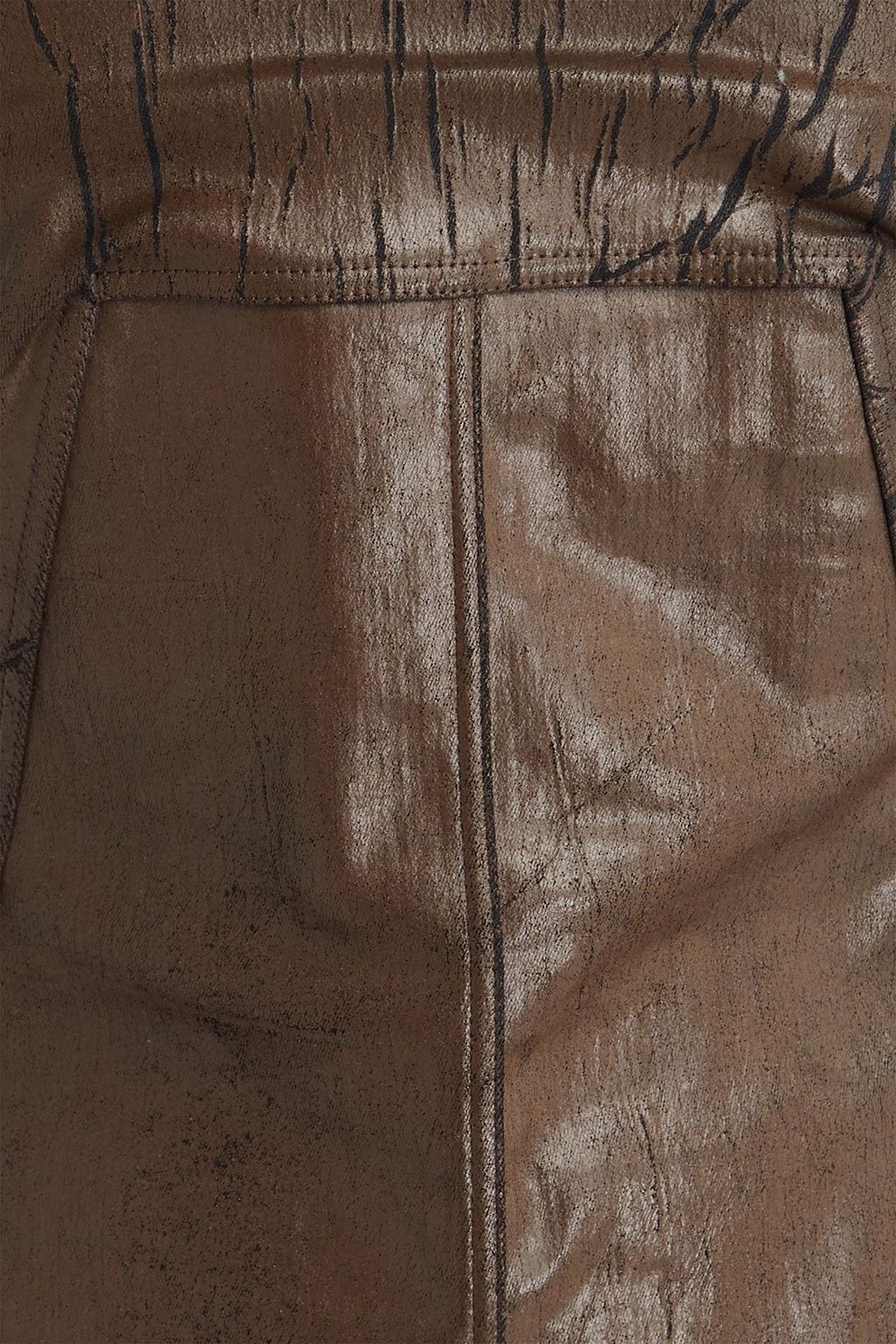 RICK OWENS بلوزة "فراي" بدون حمالات من مزيج من القطن