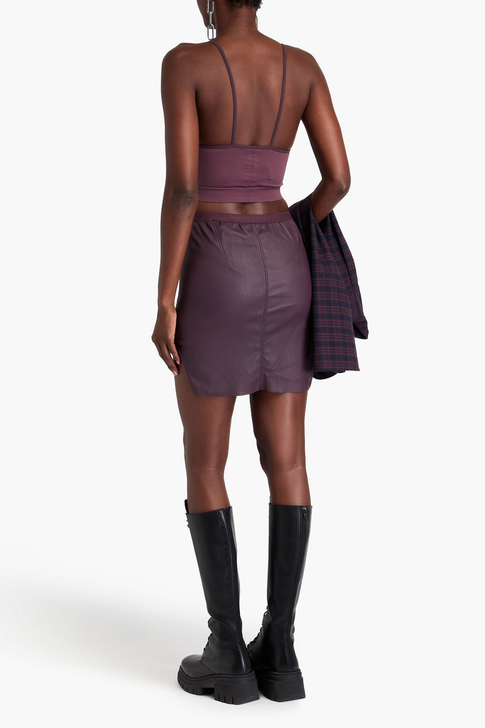 RICK OWENS PIQUÉ BRA TOP
