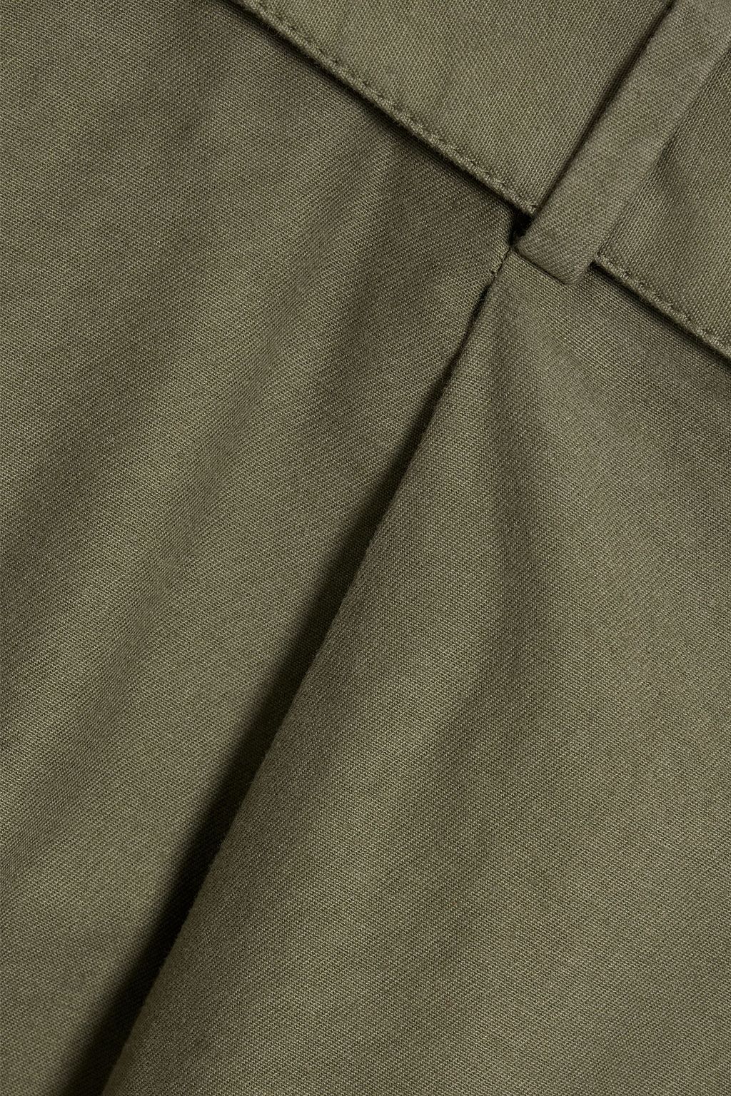 OFFICINE GÉNÉRALE Hugo belted cotton pants