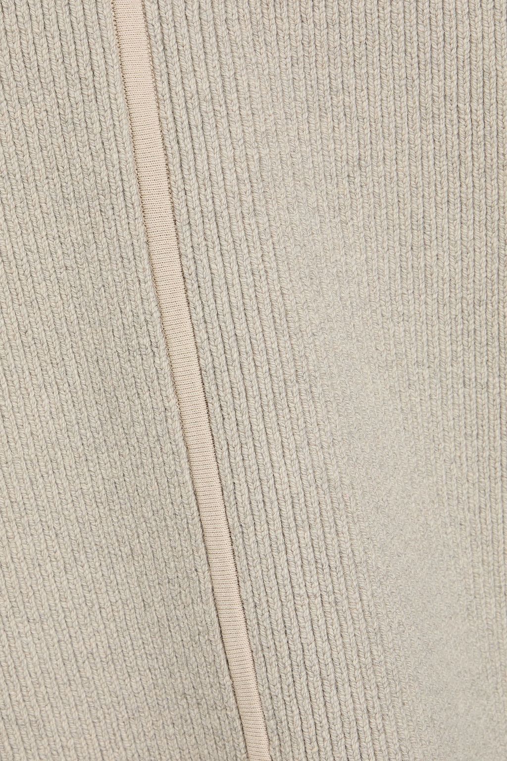 RICK OWENS كنزة رياضية من مزيج الكشمير بتصميم مضلّع