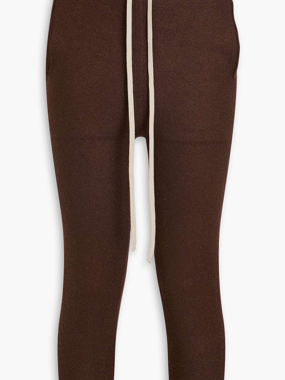cropped cashmere track pants
