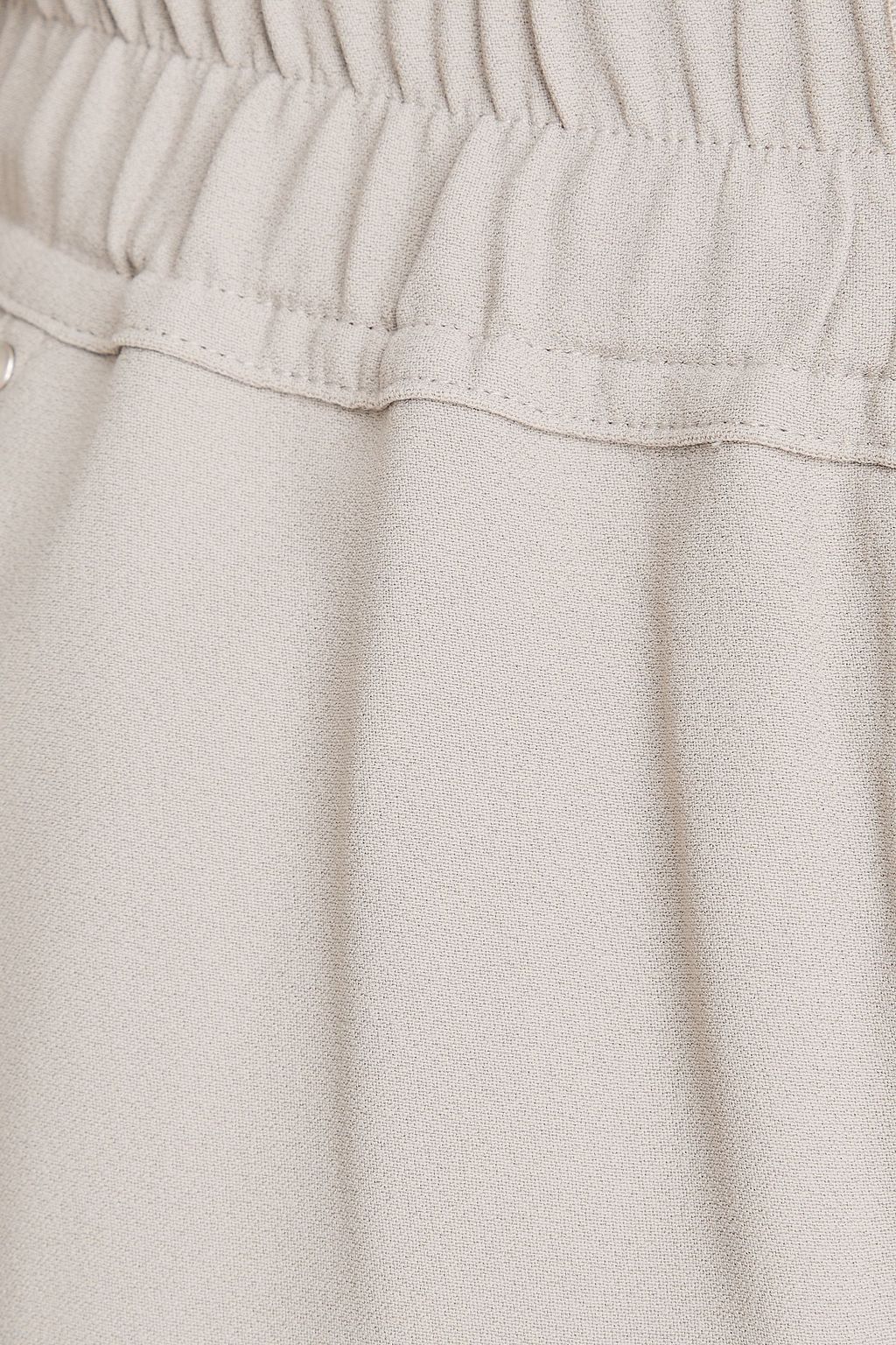 RICK OWENS بنطال من الكريب بأرجل واسعة