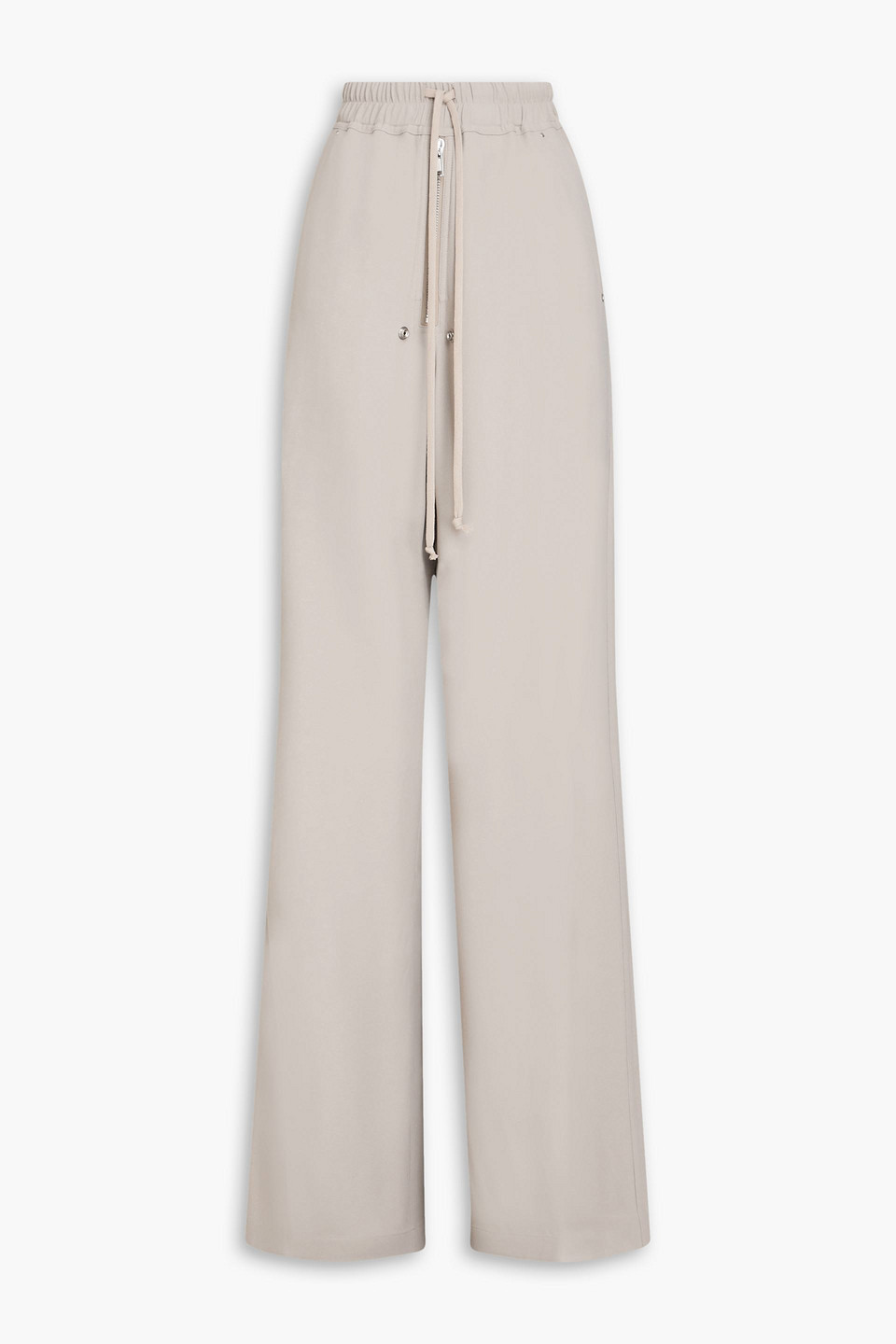 Rick Owens Crepe Wide-leg Pants In Stone
