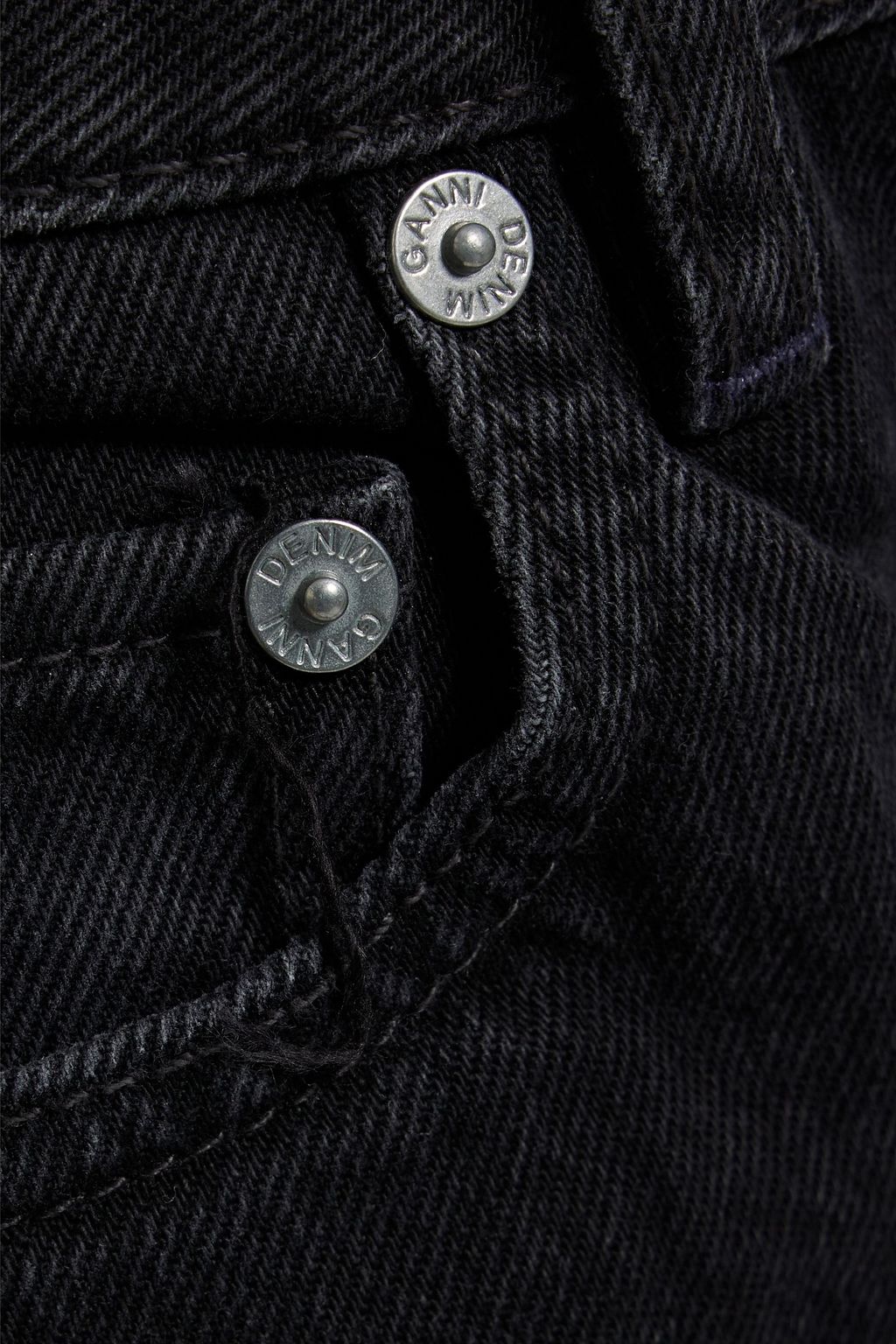 GANNI Betzy high-rise bootcut jeans