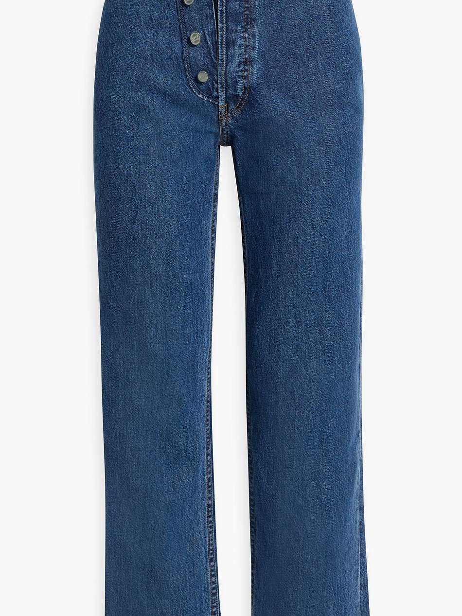 figni high-rise straight-leg jeans