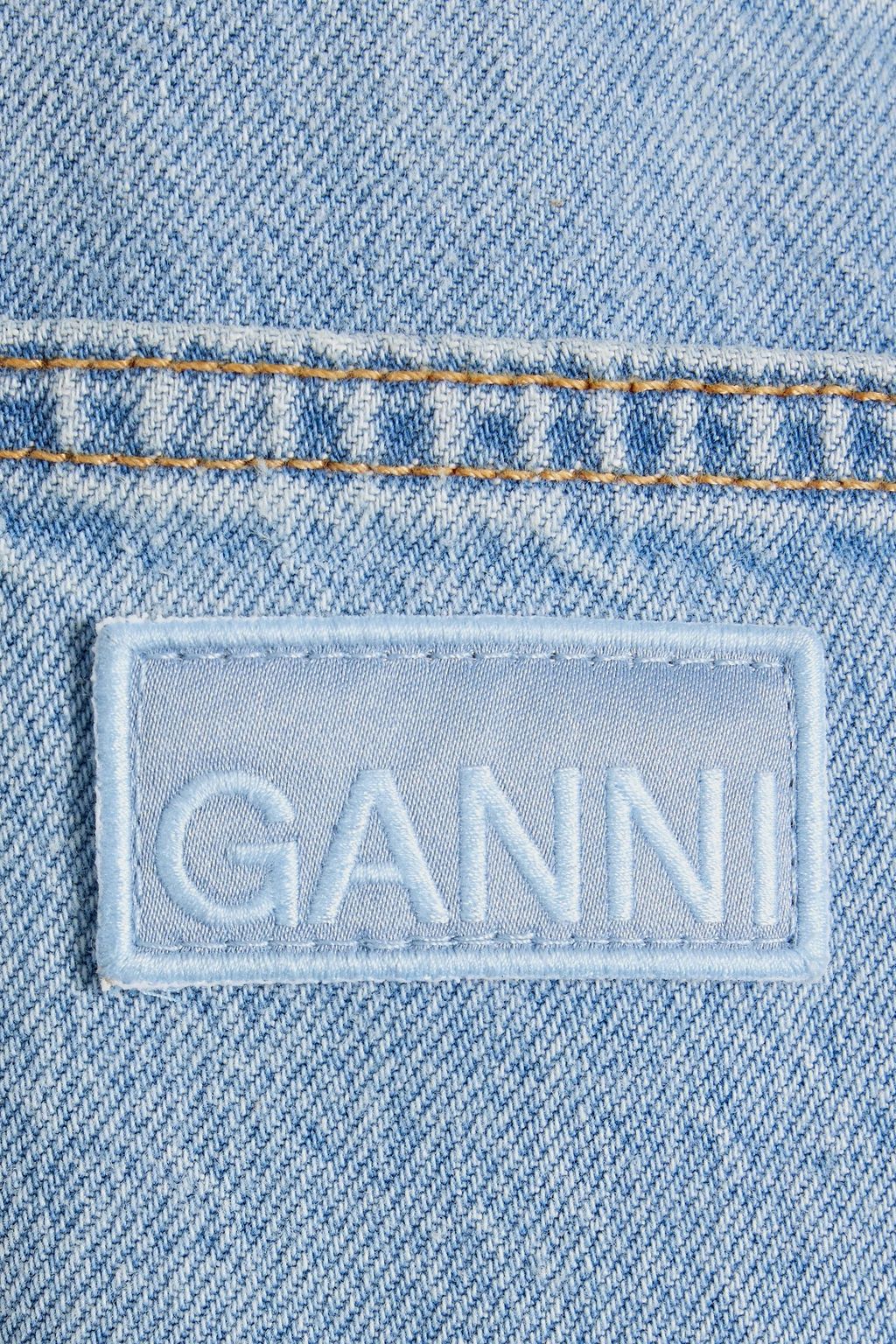 GANNI Magny high-rise wide-leg jeans