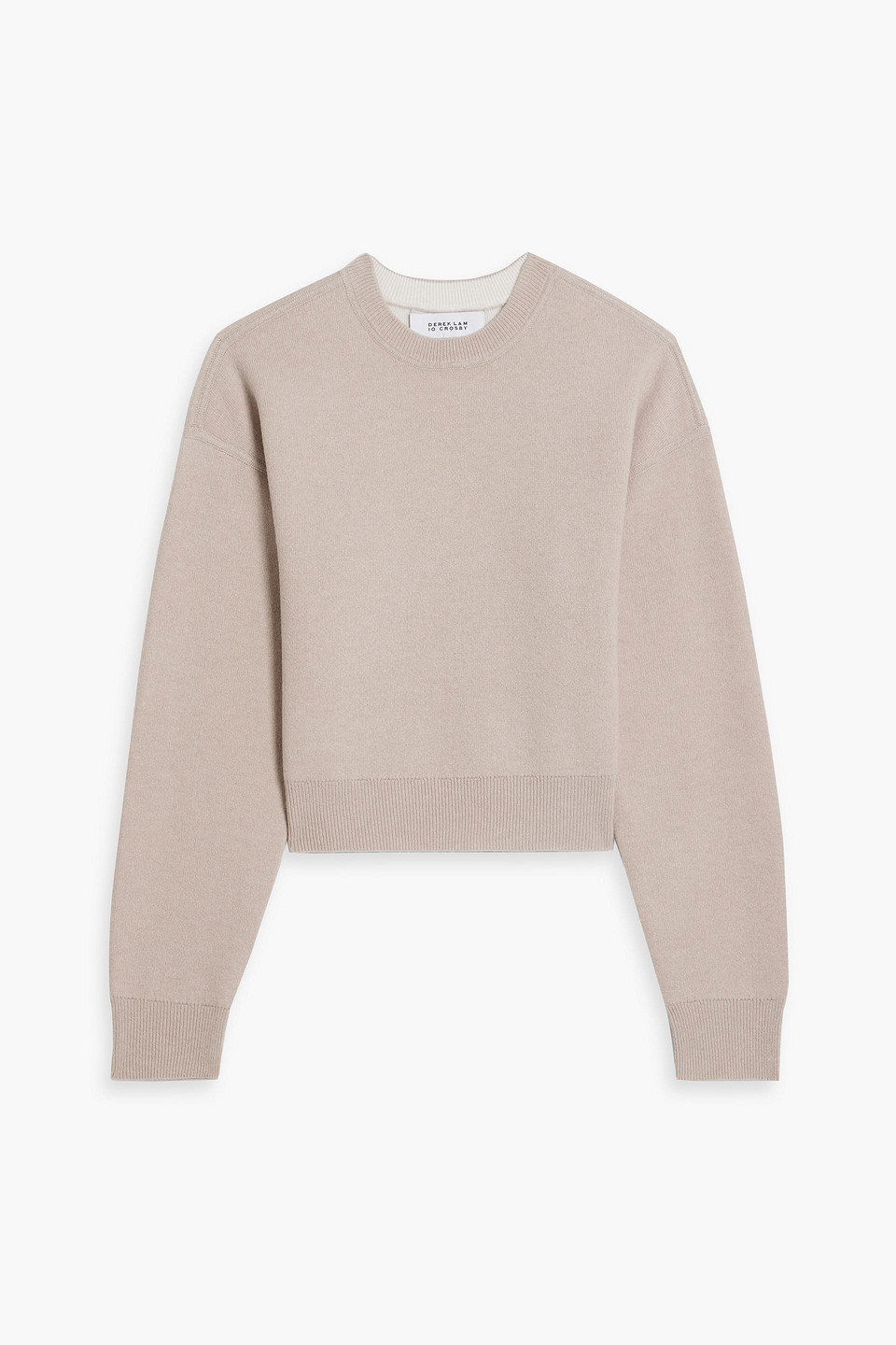 Derek Lam 10 Crosby Wool-blend Sweater In Brown