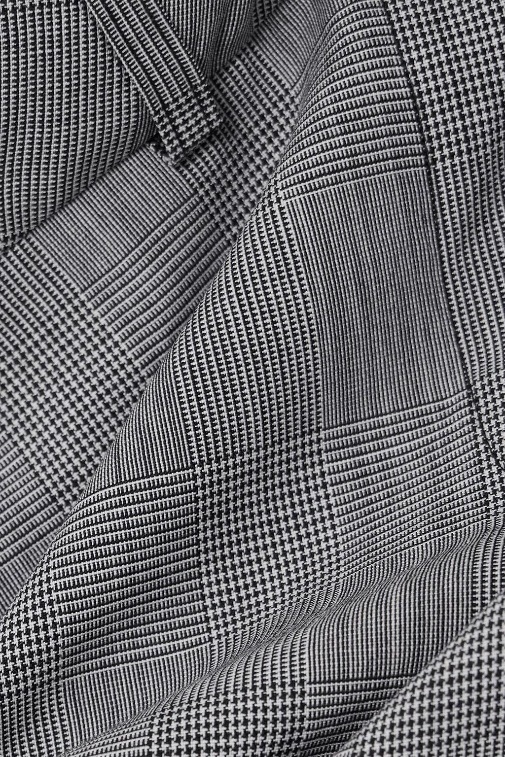 COPERNI Layered Prince of Wales checked wool straight-leg pants
