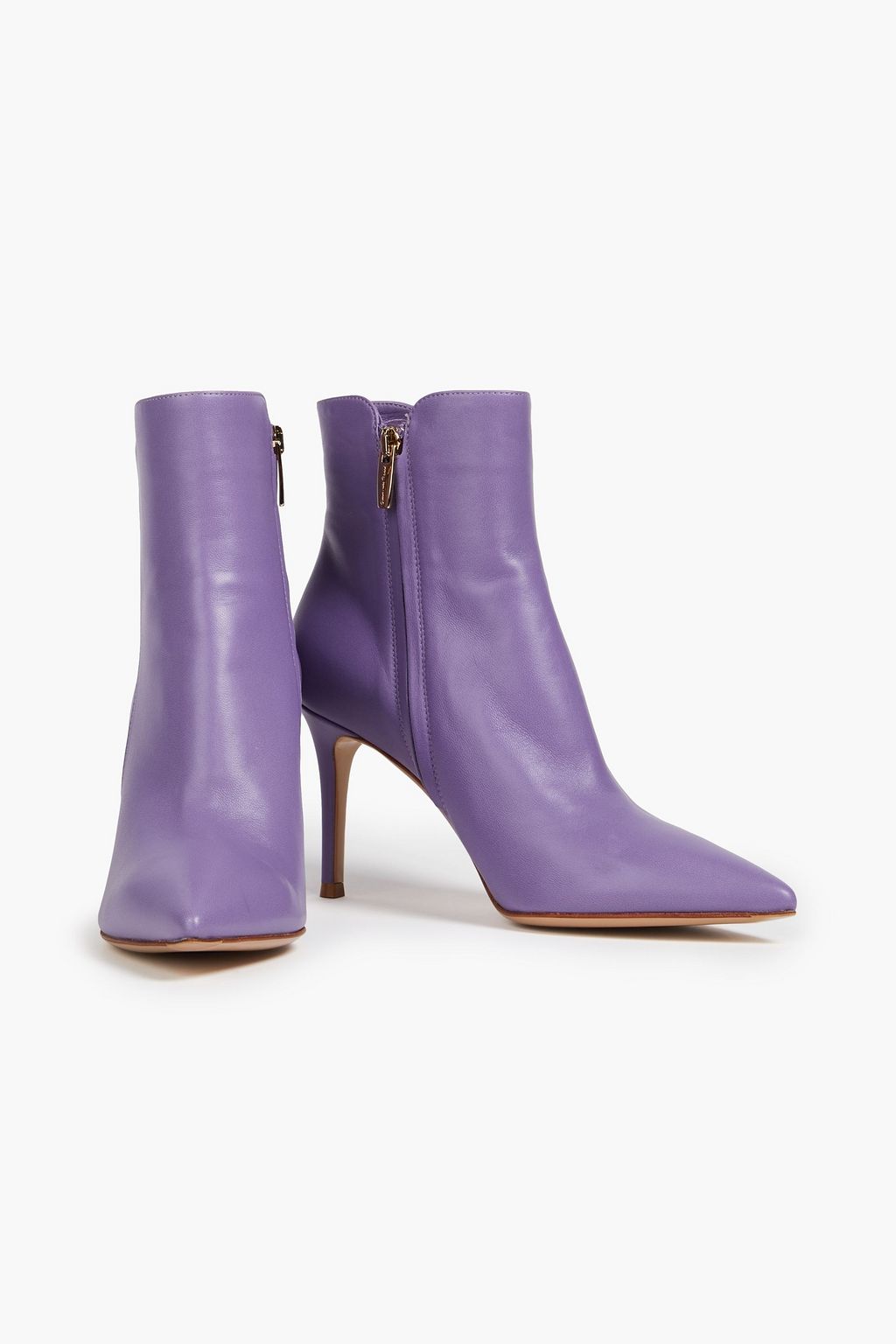 GIANVITO ROSSI Levy leather ankle boots