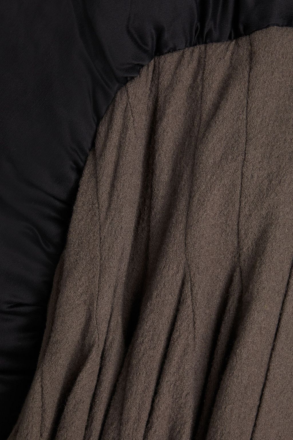 RICK OWENS جاكيت مبطّن من الصوف وقماش عازل
