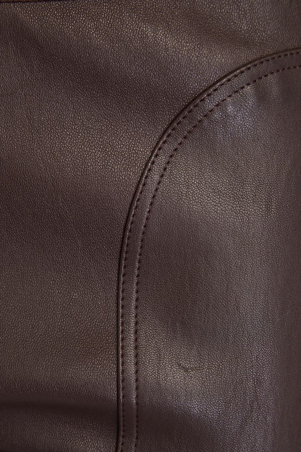 RICK OWENS Leather-blend leggings