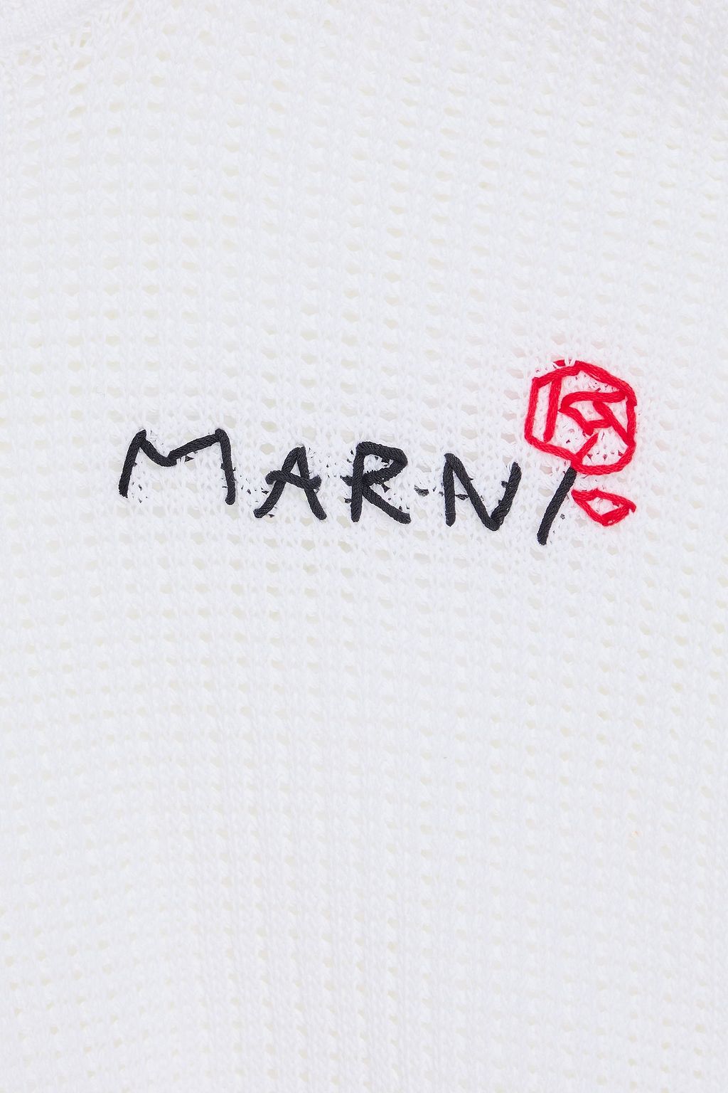 MARNI كنزة رياضية مصنوعة من القطن بحبكة بوانتيل