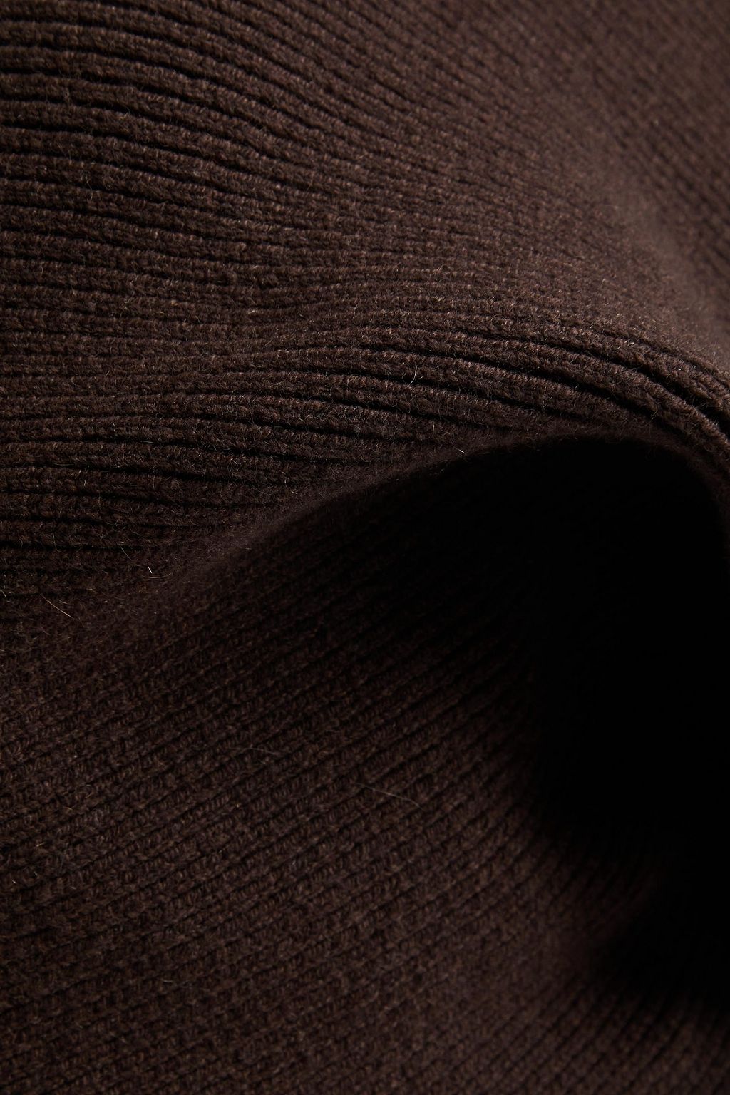 RICK OWENS One-shoulder ribbed cashmere-blend sweater