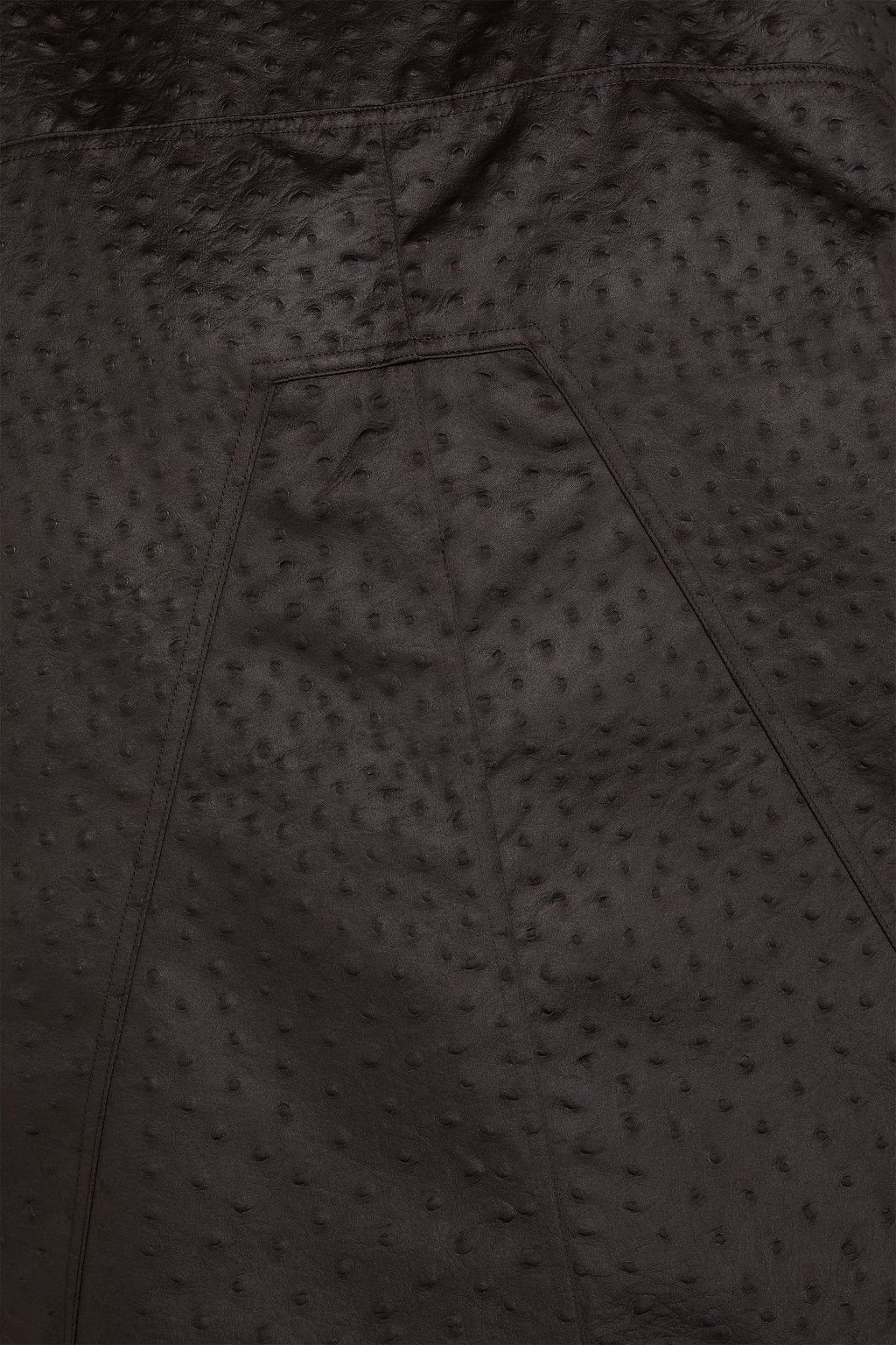 RICK OWENS Embossed taffeta top