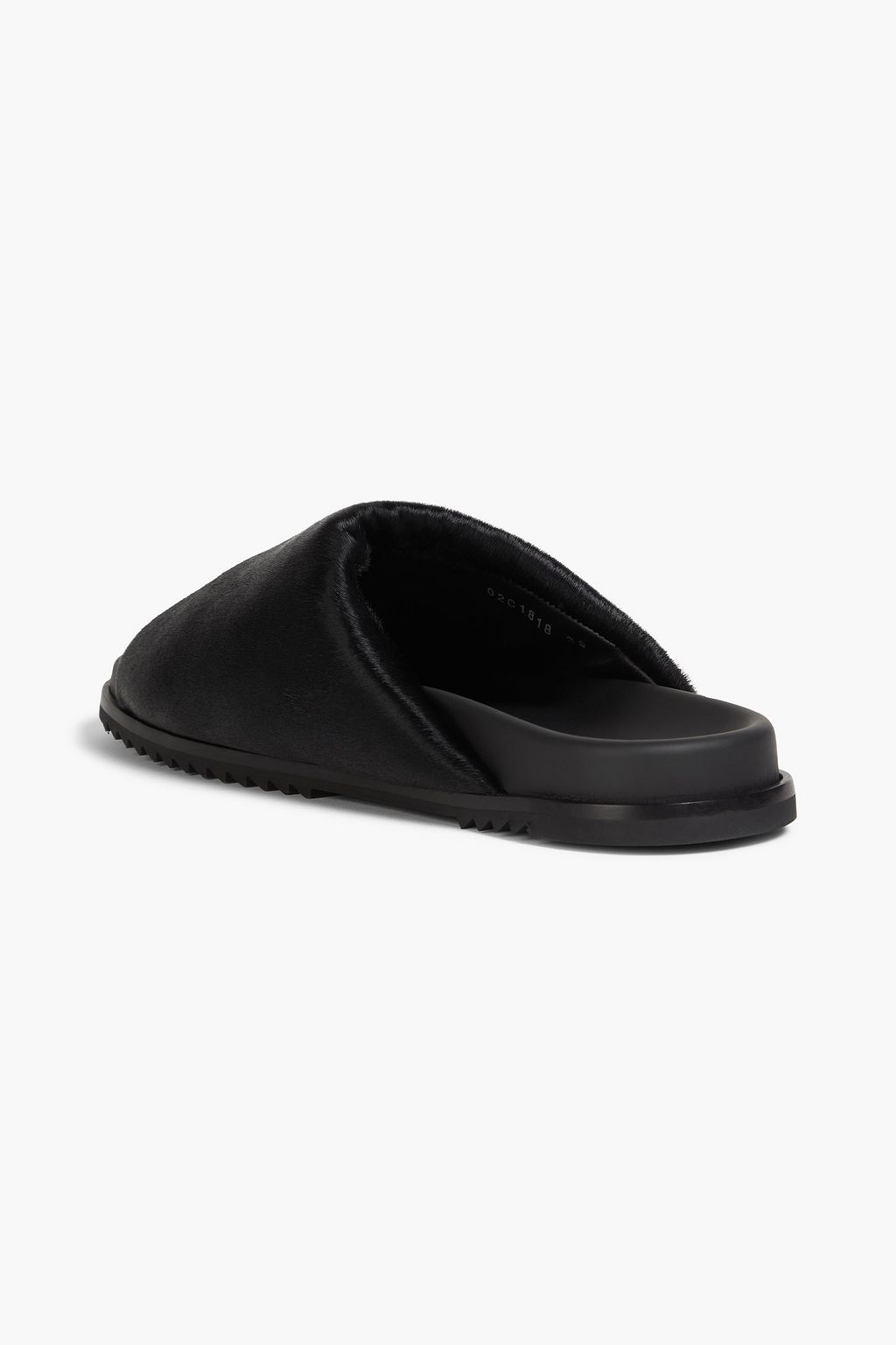 RICK OWENS Granolas Pantoletten aus Kalbshaar