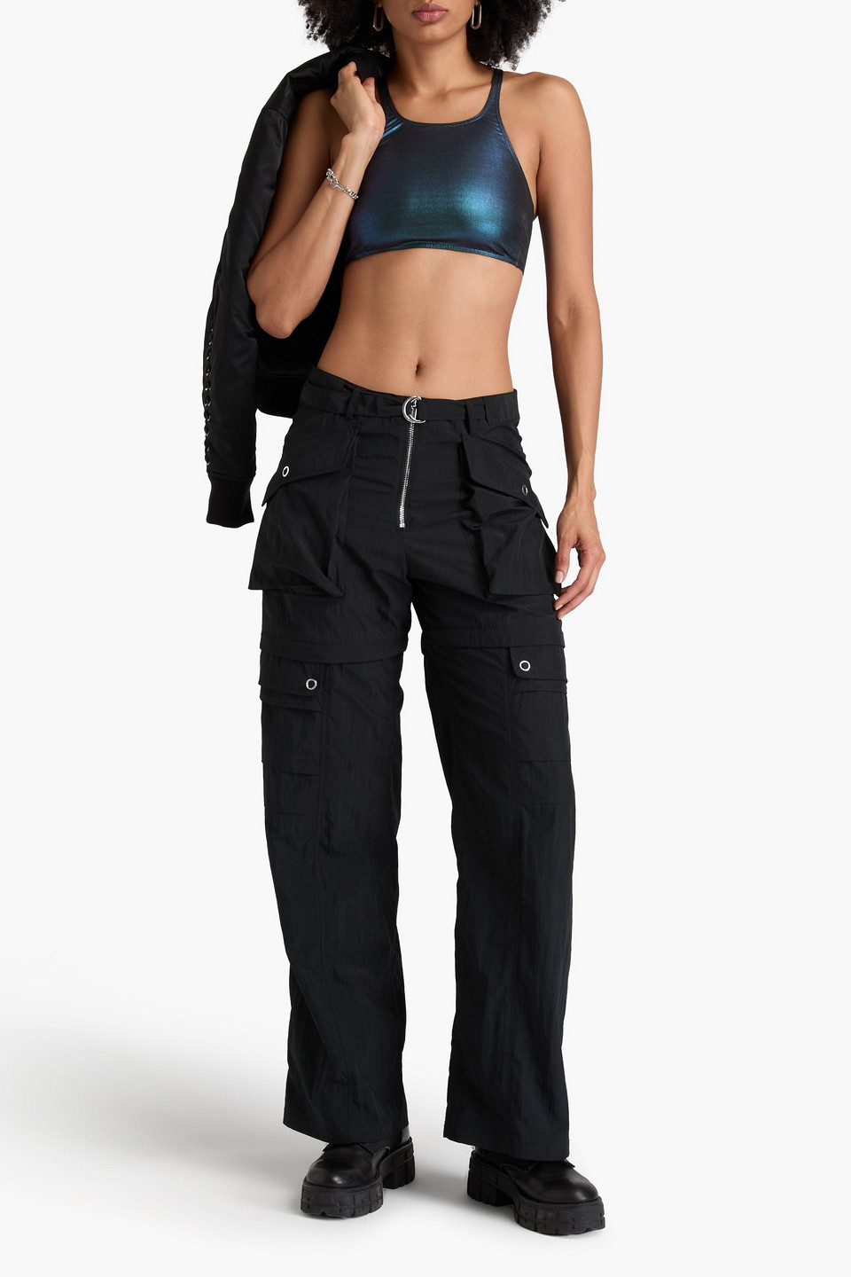  Rick Owens - Changierendes Bikini-oberteil - Blau - It 40 