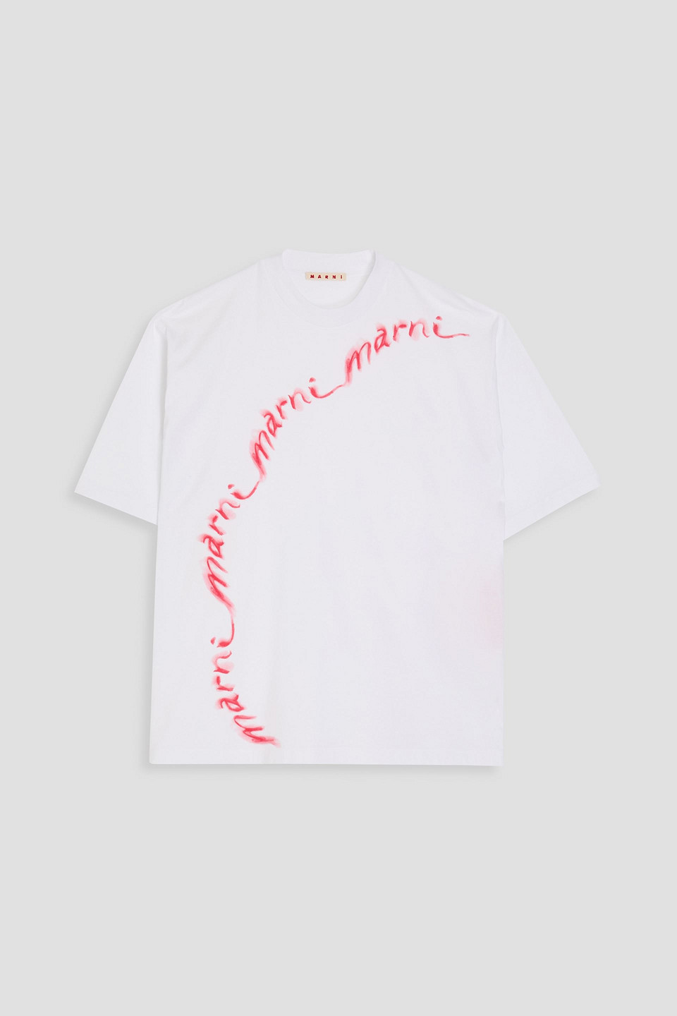Marni - Logo-print cotton-jersey T-shirt - White - IT 36