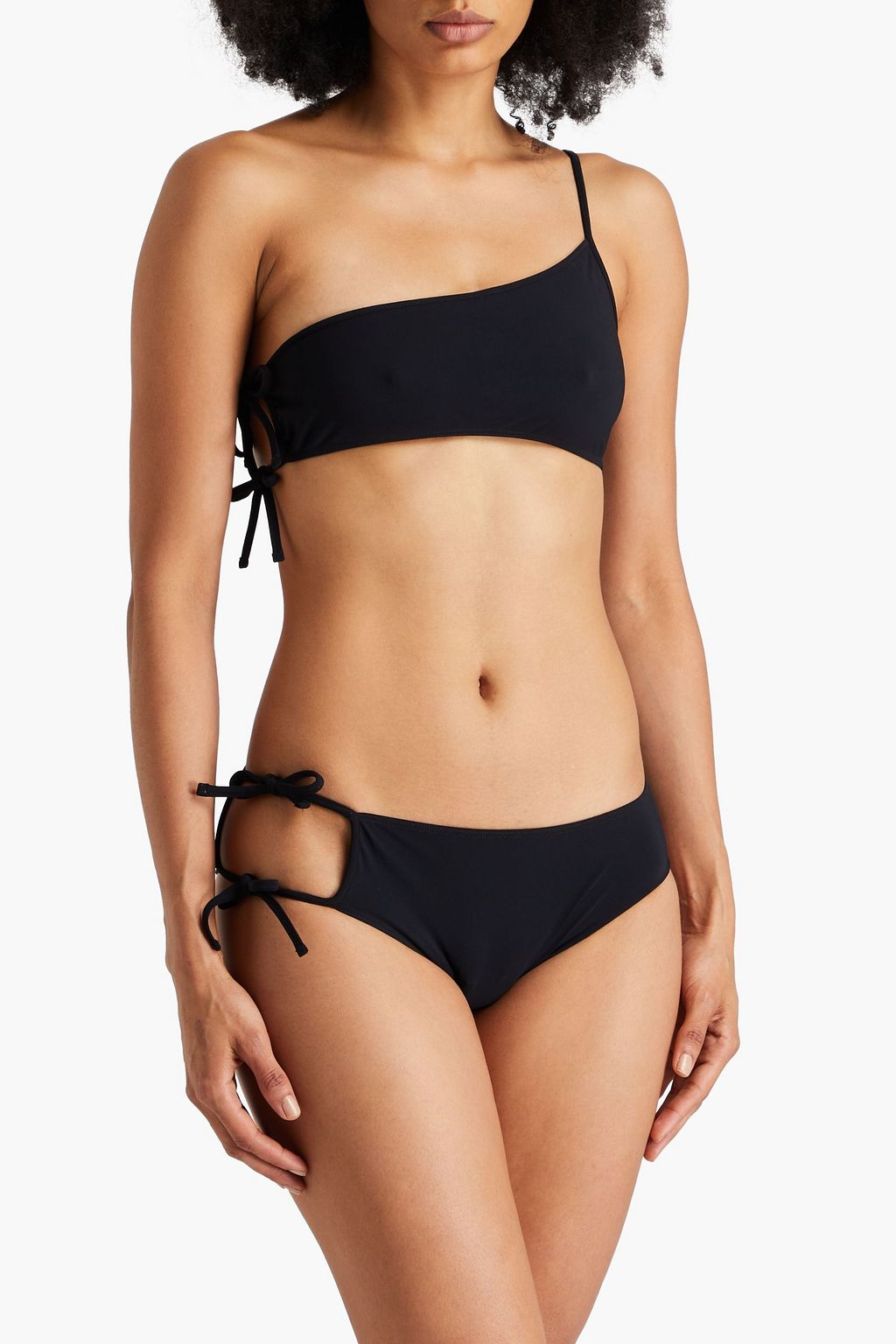 RICK OWENS Bikini-Oberteil mit asymmetrischer Schulterpartie