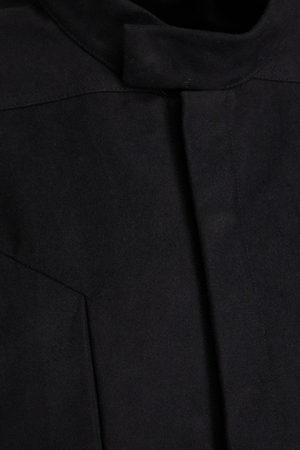 RICK OWENS Cropped cotton-flannel jacket