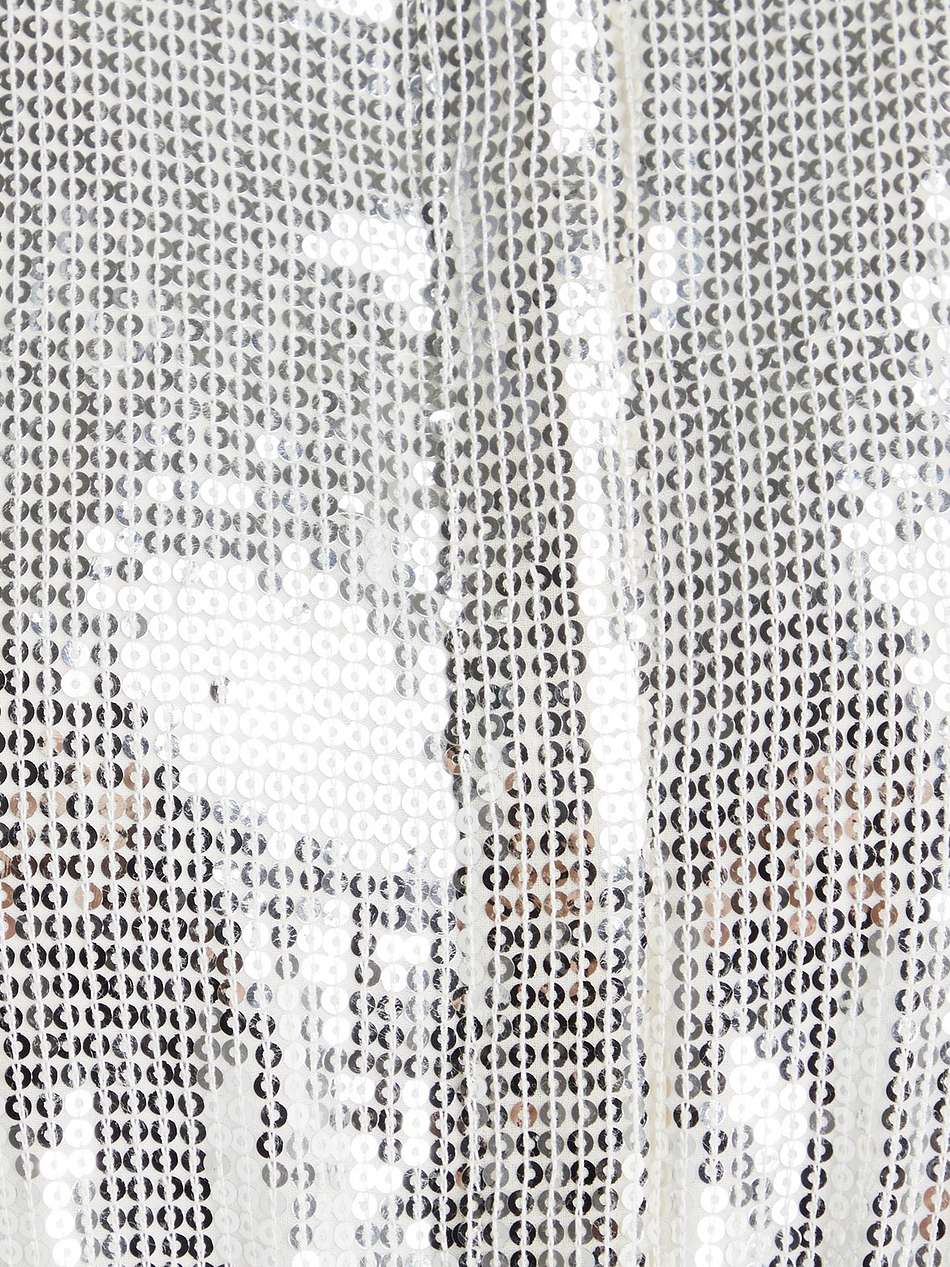 miranda sequined woven maxi shirt dress