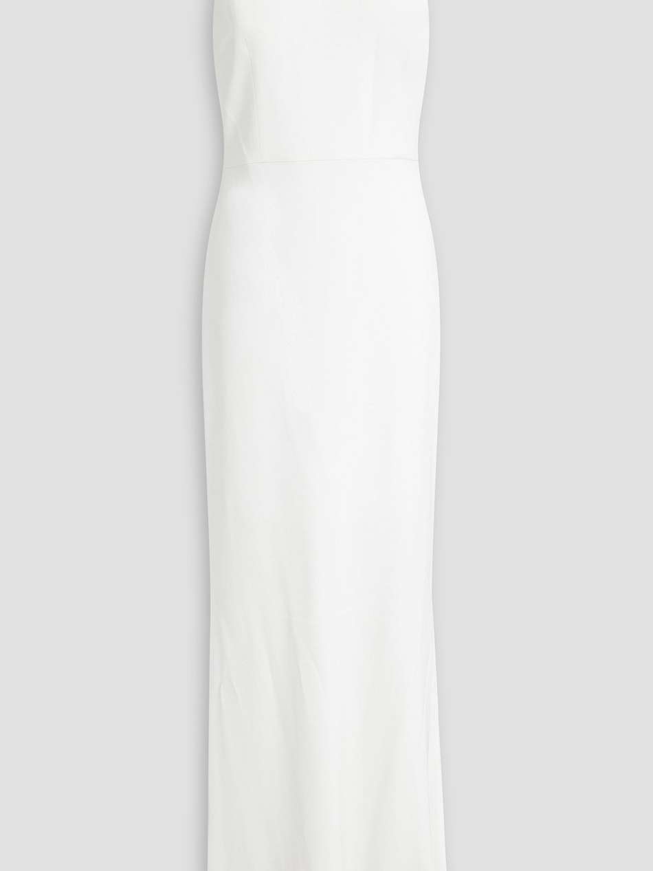 samia satin-crepe maxi dress