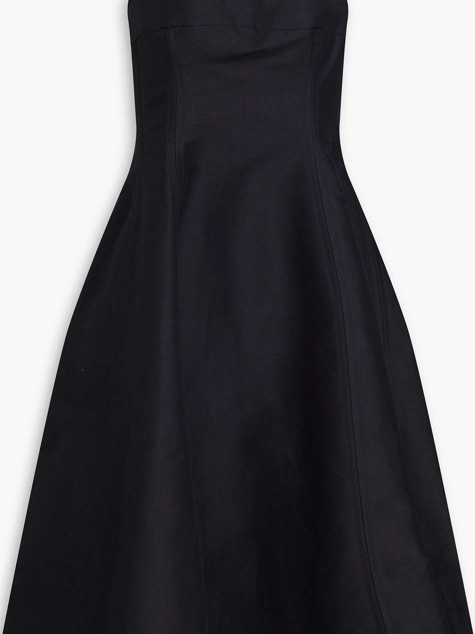 flared cotton midi dress