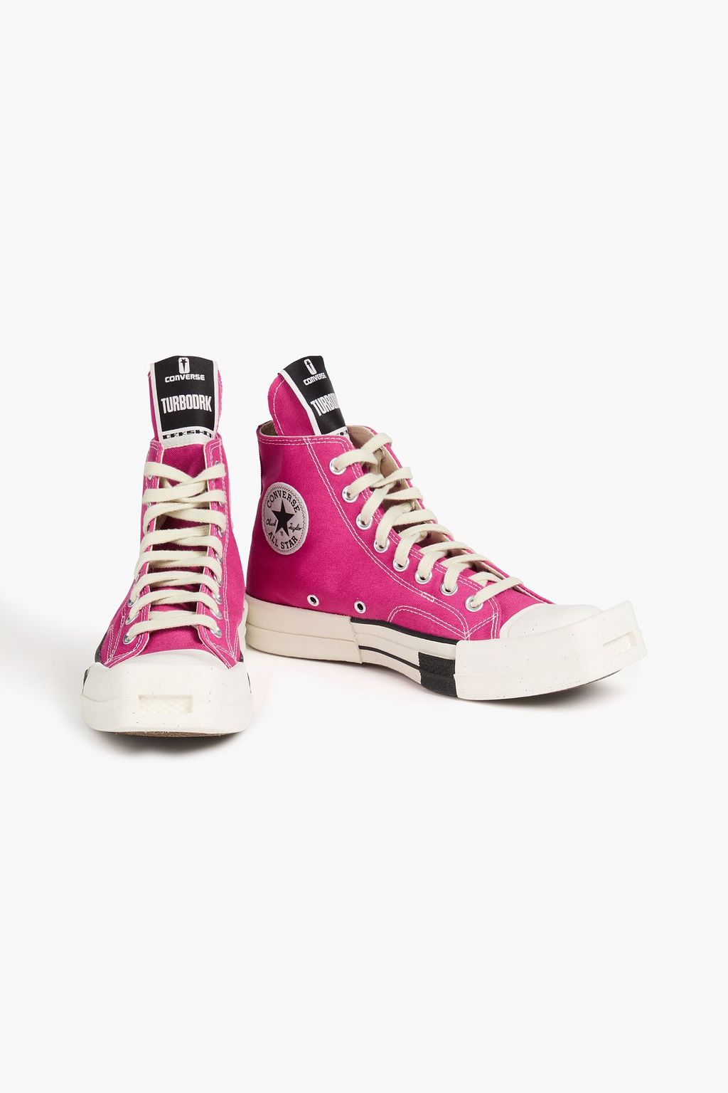 CONVERSE X DRKSHDW Turbodrk canvas high-top sneakers