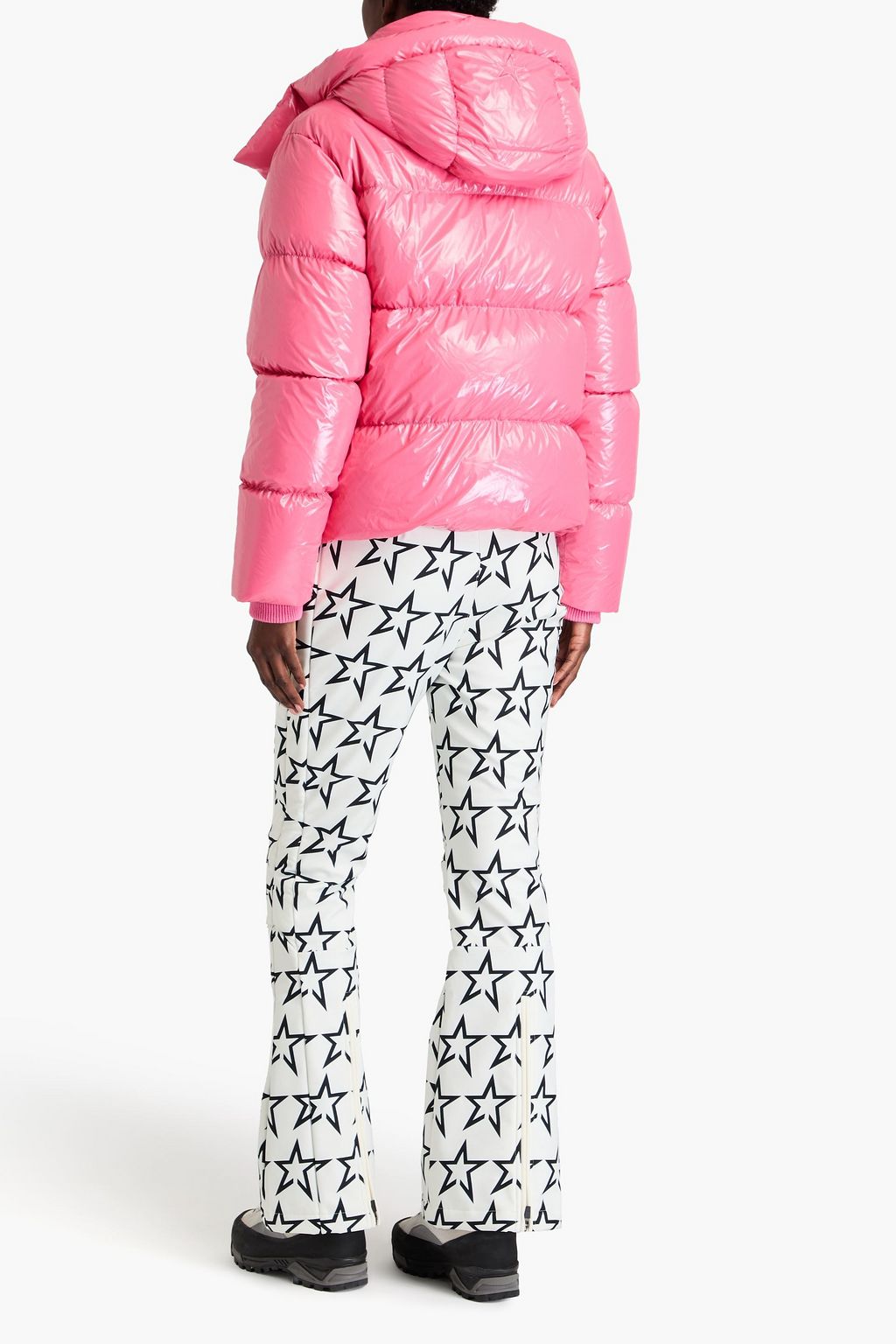 PERFECT MOMENT January quilted coated hooded ski jacket