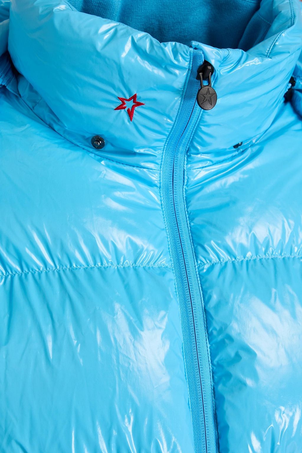 PERFECT MOMENT January quilted coated hooded ski jacket