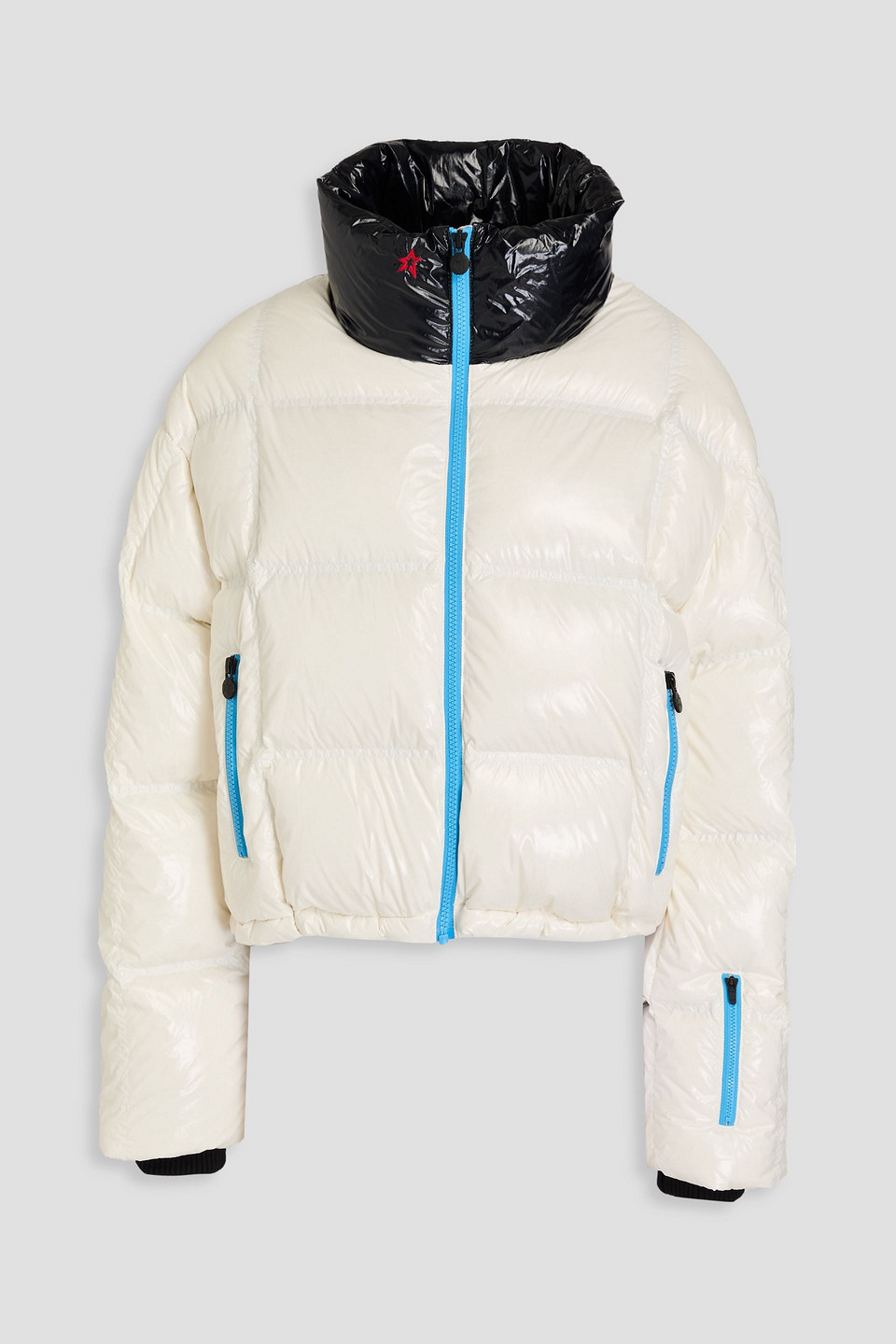 Perfect Moment Nevada Quilted Shell Down Ski Jacket In Off-white